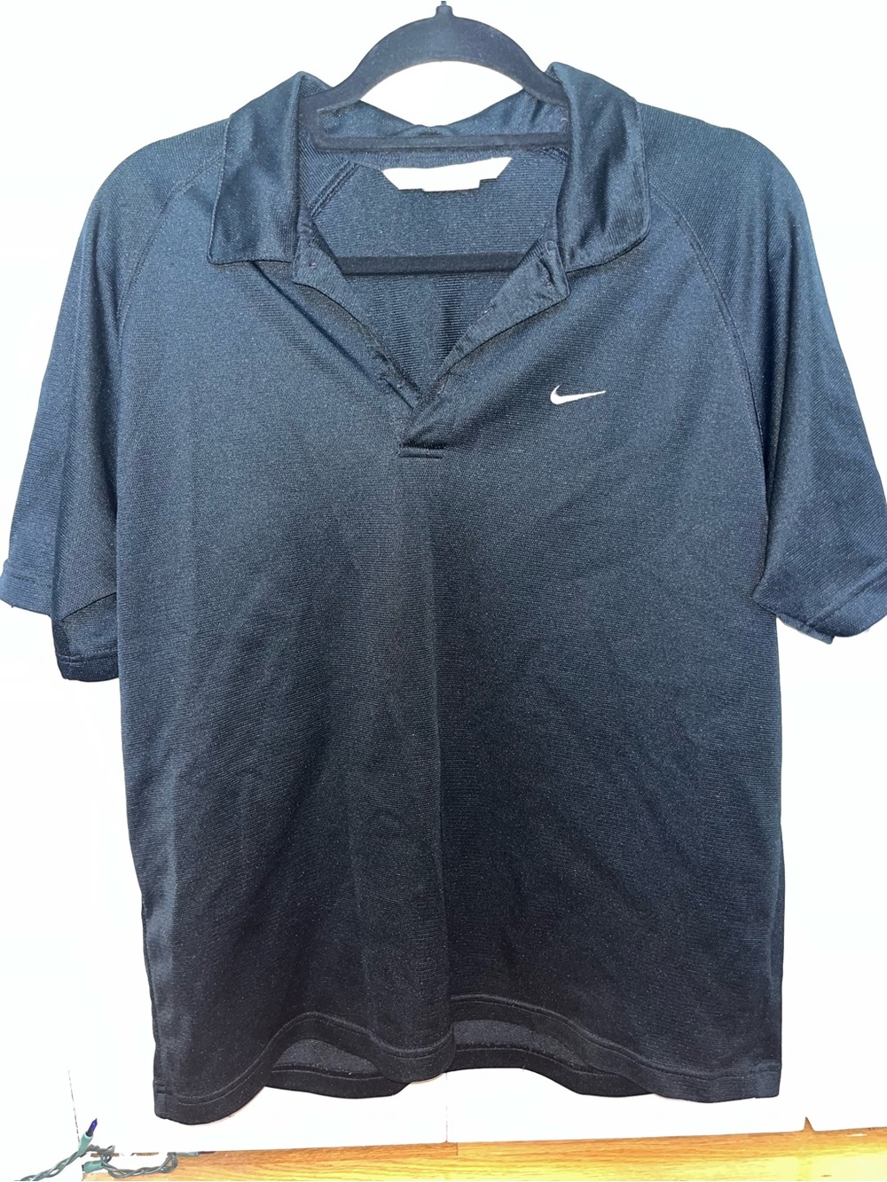Nike Men's Black Dri-FIT Polo Shirt